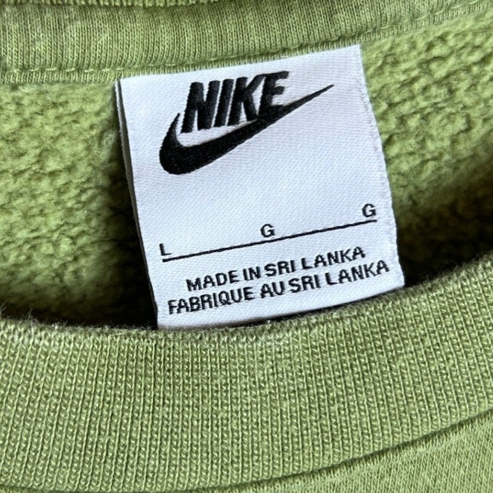 Nike Sportswear Crewneck Sweatshirt Streetwear‎ Green Men's Size Large - Picture 4 of 5